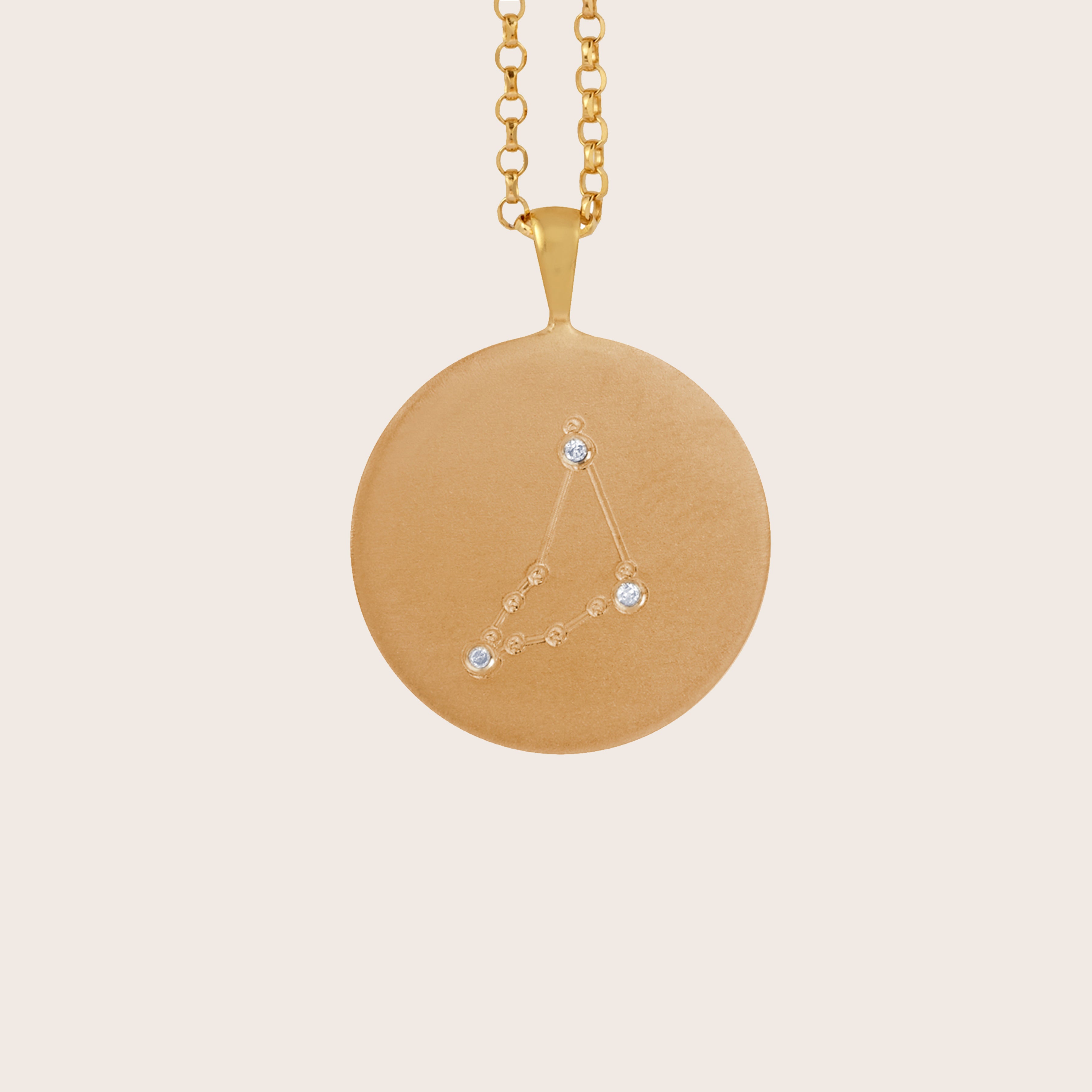 Capricorn Constellation Diamond Necklace - Main Image