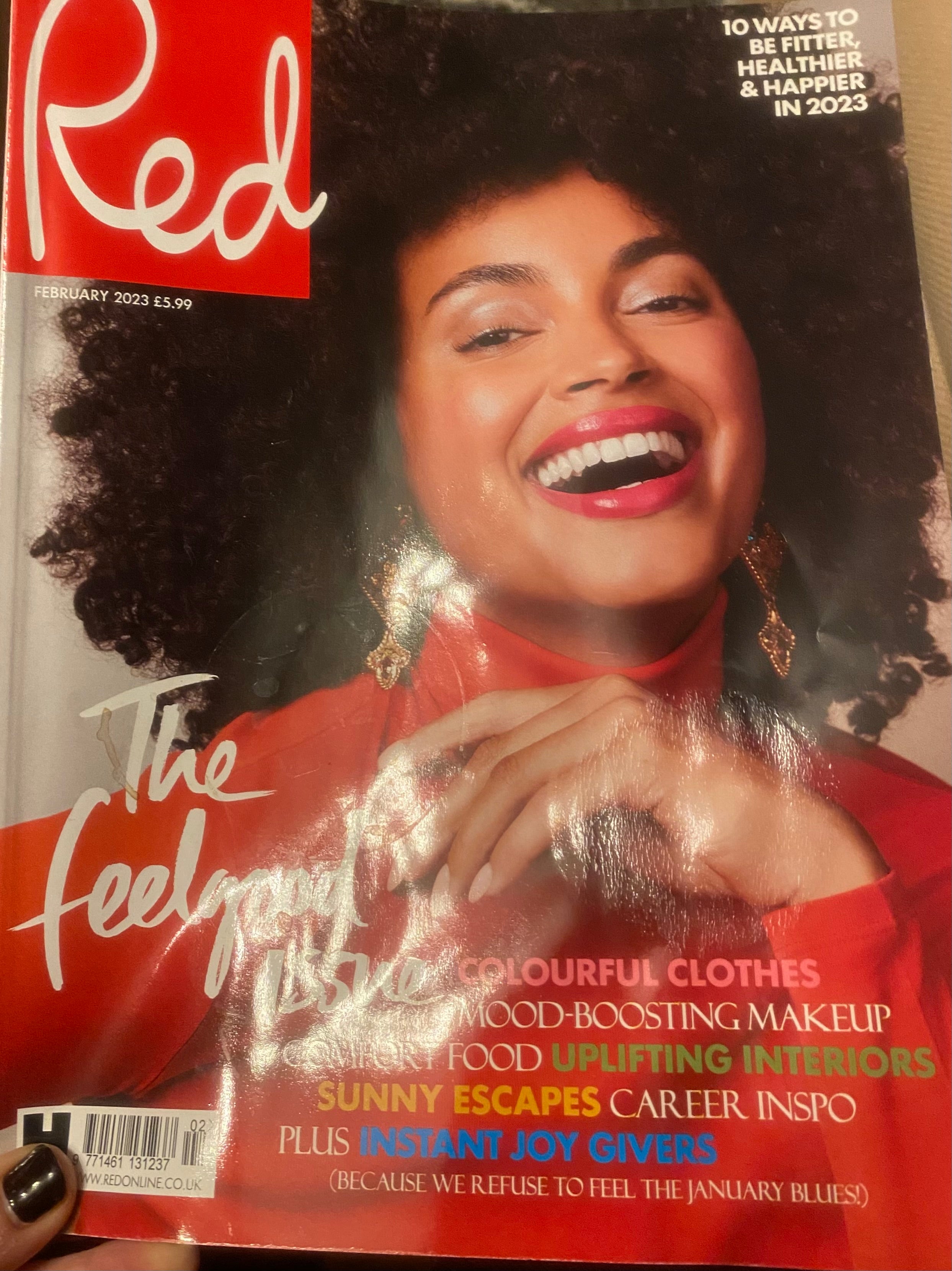 Red Magazine feature our Grace Heart Hoops
