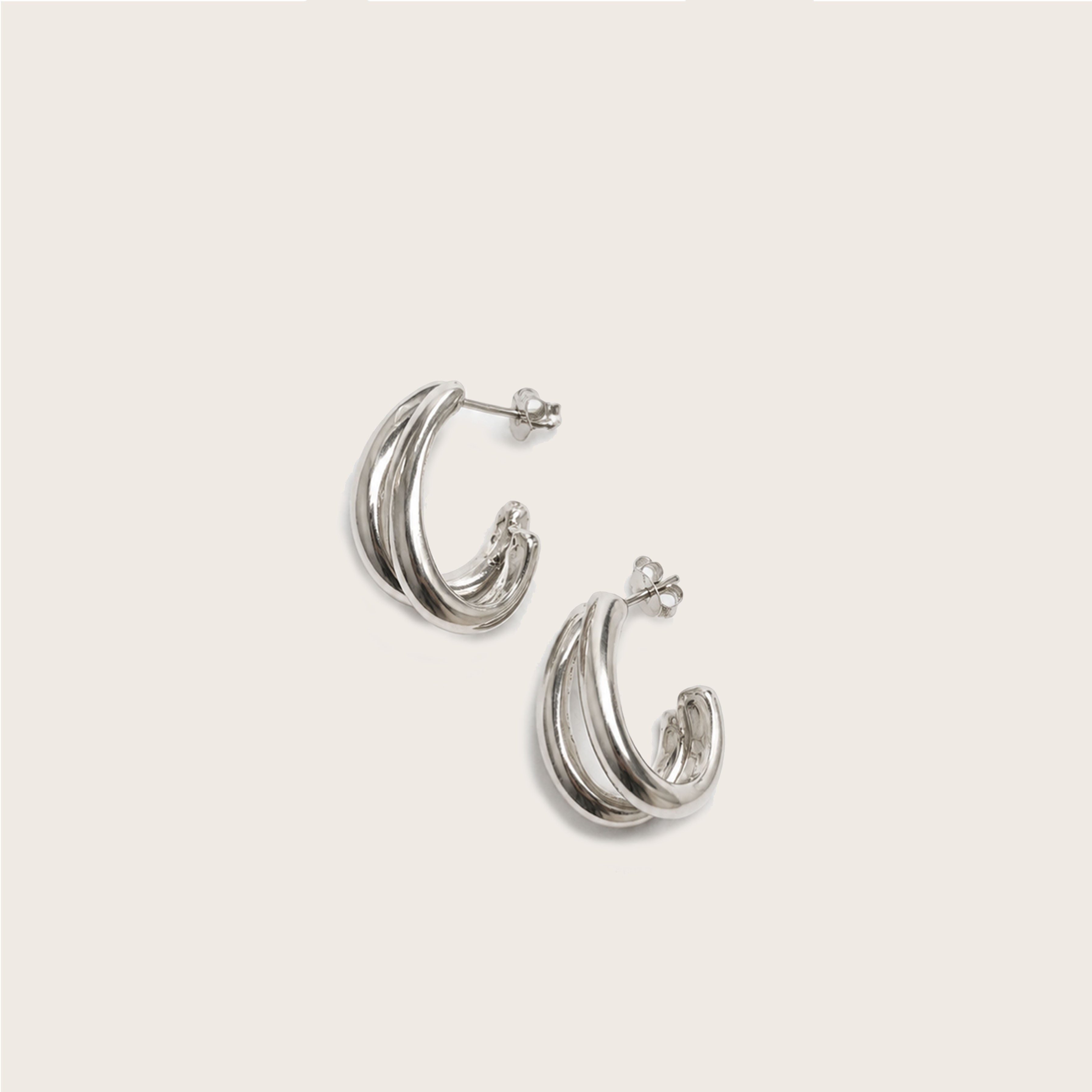 Dyad Hoop Earring - Harry Rocks London