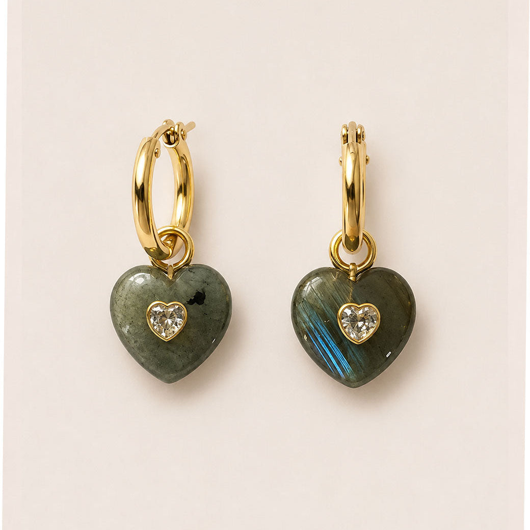 Mystic Heart Earrings
