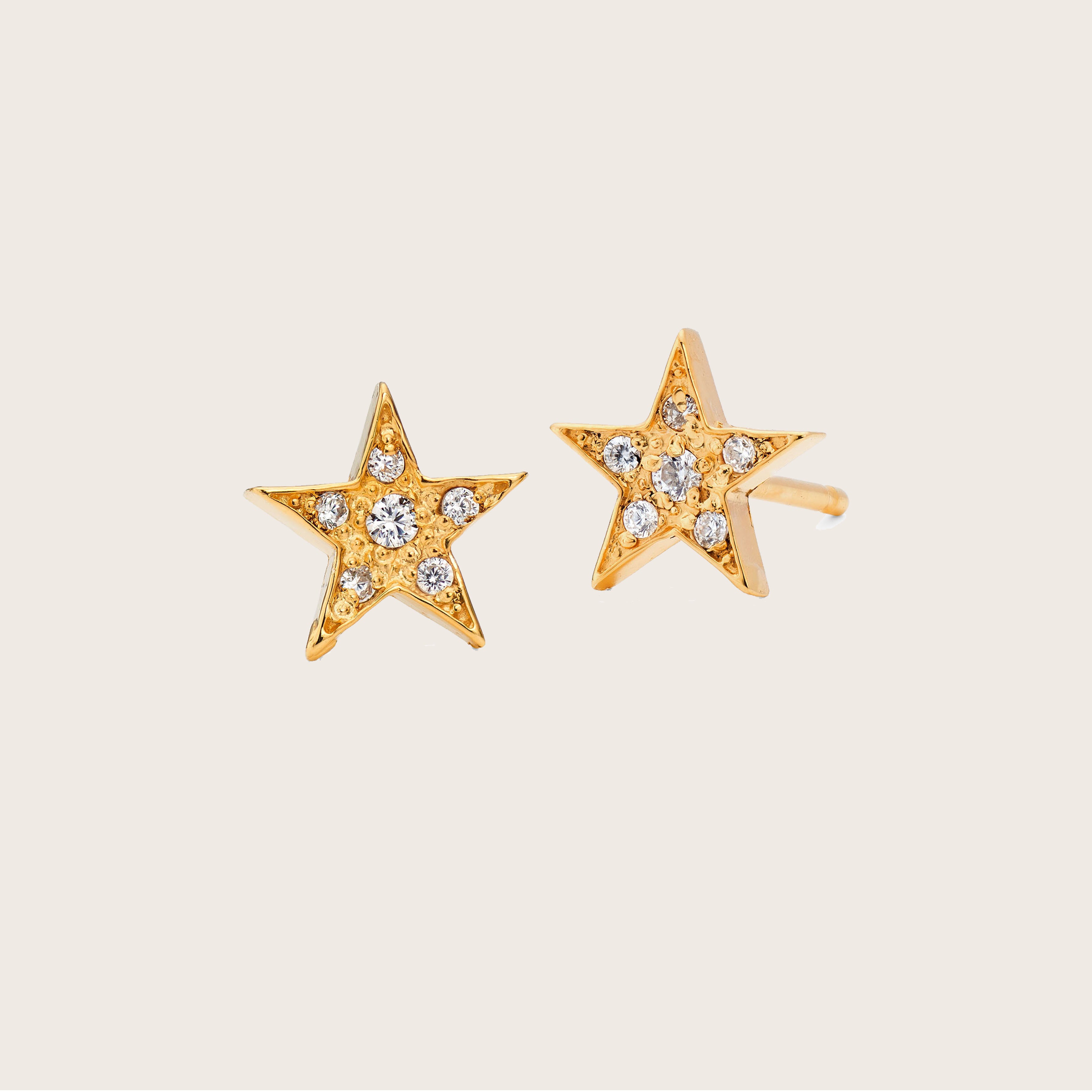 Star stud earrings - harryrockslondon