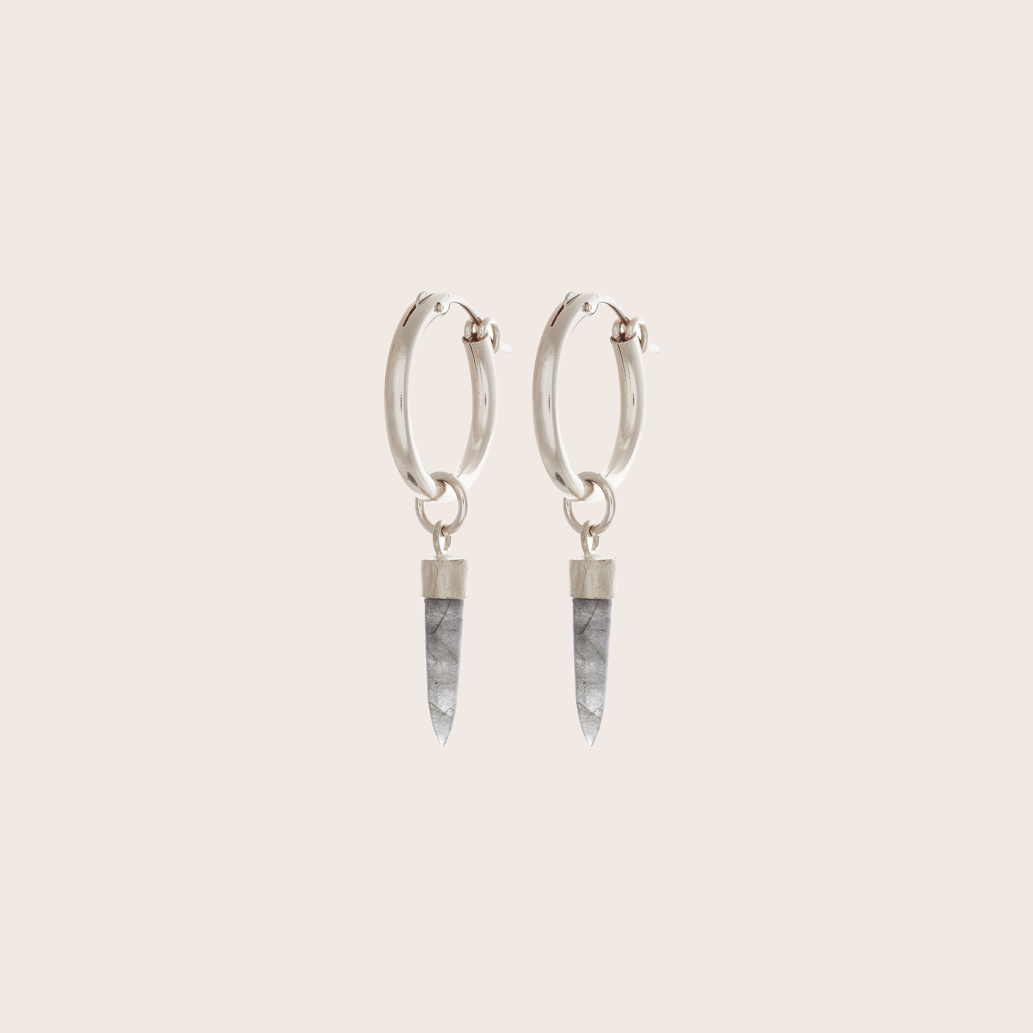 Spike Hoop (silver)